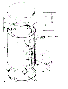 Non-Functional Replacement Parts parts for Kenmore Electric Water Heater 153.32102 (15332102, 153 32102) from AppliancePartsPros.com
