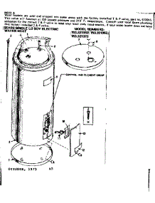 Non-Functional Replacement Parts parts for Kenmore Electric Water Heater 153.321332 (153321332, 153 321332) from AppliancePartsPros.com