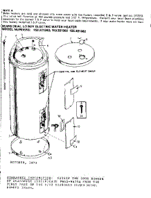 Non-Functional Replacement Parts parts for Kenmore Electric Water Heater 153.321362 (153321362, 153 321362) from AppliancePartsPros.com