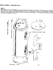 Non-Functional Replacement Parts parts for Kenmore Electric Water Heater 153.321661 (153321661, 153 321661) from AppliancePartsPros.com