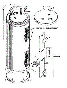 Non-Functional Replacement Parts parts for Kenmore Electric Water Heater 153.32180 (15332180, 153 32180) from AppliancePartsPros.com