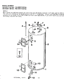 Non-Functional Replacement Parts parts for Kenmore Electric Water Heater 153.322811 (153322811, 153 322811) from AppliancePartsPros.com