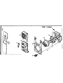 Tank Flange parts for Kenmore Electric Water Heater 153.32330 (15332330, 153 32330) from AppliancePartsPros.com