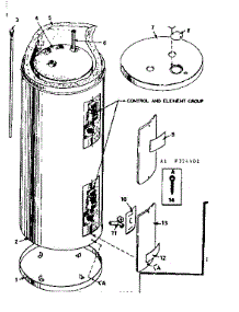 Non-Functional Replacement Parts parts for Kenmore Electric Water Heater 153.324401 (153324401, 153 324401) from AppliancePartsPros.com