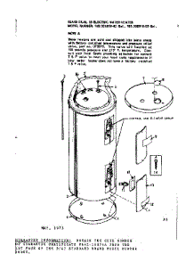 Non-Functional Replacement Parts parts for Kenmore Electric Water Heater 153.325510 (153325510, 153 325510) from AppliancePartsPros.com