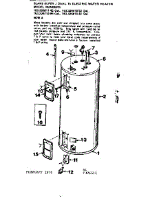 Non-Functional Replacement Parts parts for Kenmore Electric Water Heater 153.326810 (153326810, 153 326810) from AppliancePartsPros.com