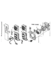 Tank Flange parts for Kenmore Electric Water Heater 153.32846 (15332846, 153 32846) from AppliancePartsPros.com