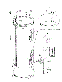 Non-Functional Replacement Parts parts for Kenmore Electric Water Heater 153.329110 (153329110, 153 329110) from AppliancePartsPros.com