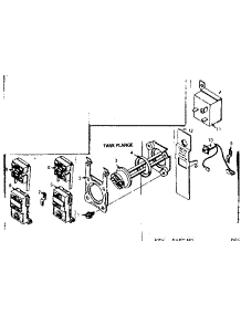 Tank Flange parts for Kenmore Electric Water Heater 153.32940 (15332940, 153 32940) from AppliancePartsPros.com