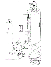 Replacement Parts parts for Kenmore Gas Water Heater 153.33540 (15333540, 153 33540) from AppliancePartsPros.com