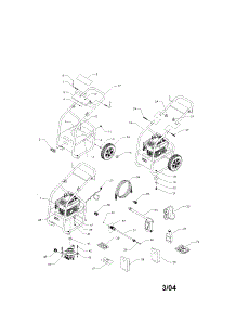 Unit parts for Generac Gas Pressure Washer 1536-0 from AppliancePartsPros.com