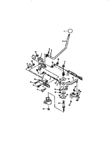 Shifter parts for Sabre Front-Engine Lawn Tractor 1538 from AppliancePartsPros.com