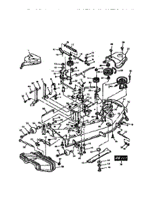 Mower Deck parts for Sabre Front-Engine Lawn Tractor 1546 from AppliancePartsPros.com