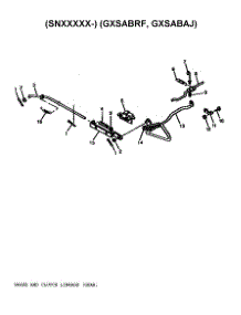 Brake And Clutch Linkage (Gear) parts for Sabre Front-Engine Lawn Tractor 1546 GEAR GXSABRC from AppliancePartsPros.com