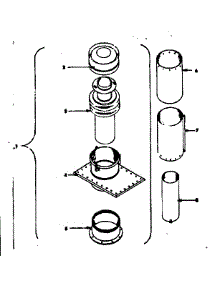 Roof Jack And Vent parts for Kenmore Space Heater 155.74502 (15574502, 155 74502) from AppliancePartsPros.com
