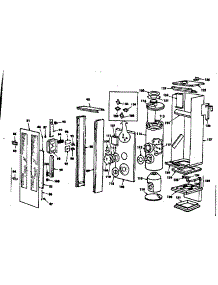 Cabinet And Combustion Drum parts for Kenmore Space Heater 155.74502 (15574502, 155 74502) from AppliancePartsPros.com