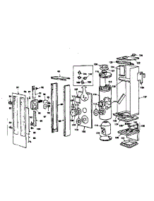 Cabinet And Combustion Drum parts for Kenmore Furnace 155.76512 (15576512, 155 76512) from AppliancePartsPros.com