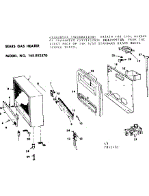Replacement Parts parts for Kenmore Space Heater 155.852570 (155852570, 155 852570) from AppliancePartsPros.com