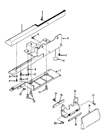Support Cover Parts parts for Kenmore Mechanical Sewing Machine 158.1010180 (1581010180, 158 1010180) from AppliancePartsPros.com