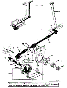 Shuttle Assembly parts for Kenmore Mechanical Sewing Machine 158.10200 (15810200, 158 10200) from AppliancePartsPros.com