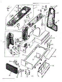 Unit Parts parts for Kenmore Mechanical Sewing Machine 158.10300 (15810300, 158 10300) from AppliancePartsPros.com