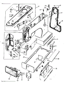 Unit Parts parts for Kenmore Mechanical Sewing Machine 158.10301 (15810301, 158 10301) from AppliancePartsPros.com