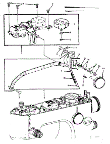 Zigzag Giude Bar Assembly parts for Kenmore Mechanical Sewing Machine 158.10301 (15810301, 158 10301) from AppliancePartsPros.com