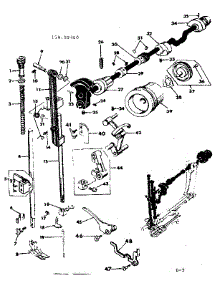 Presser Bar Assembly parts for Kenmore Mechanical Sewing Machine 158.10400 (15810400, 158 10400) from AppliancePartsPros.com