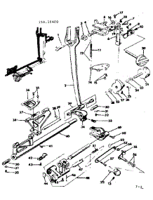Feed Regulator Assembly parts for Kenmore Mechanical Sewing Machine 158.10400 (15810400, 158 10400) from AppliancePartsPros.com