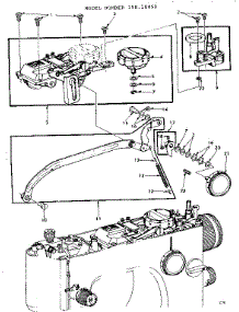 Zigzag Guide Bar Assembly parts for Kenmore Mechanical Sewing Machine 158.10450 (15810450, 158 10450) from AppliancePartsPros.com