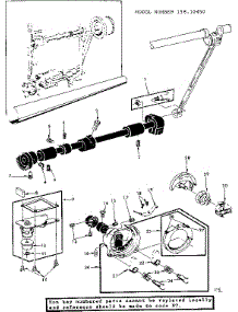 Shuttle Assembly parts for Kenmore Mechanical Sewing Machine 158.10450 (15810450, 158 10450) from AppliancePartsPros.com