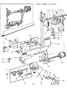 Feed Regulator Assembly parts for Kenmore Mechanical Sewing Machine 158.10450 (15810450, 158 10450) from AppliancePartsPros.com
