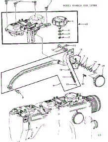 Zigzag Guide Bar Assembly parts for Kenmore Mechanical Sewing Machine 158.10500 (15810500, 158 10500) from AppliancePartsPros.com