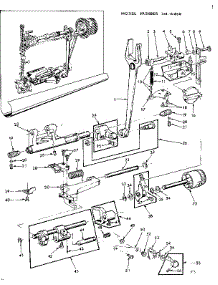 Feed Regulator parts for Kenmore Mechanical Sewing Machine 158.10500 (15810500, 158 10500) from AppliancePartsPros.com