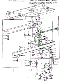 Machine Base Assembly parts for Kenmore Sewing Machine 158.10600 (15810600, 158 10600) from AppliancePartsPros.com