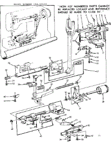 Feed Regulator parts for Kenmore Sewing Machine 158.10600 (15810600, 158 10600) from AppliancePartsPros.com
