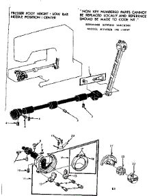 Shuttle Assembly parts for Kenmore Sewing Machine 158.10690 (15810690, 158 10690) from AppliancePartsPros.com