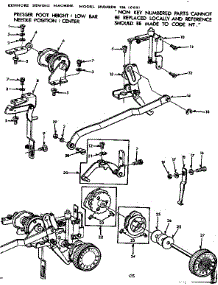 Zigzag Cam Guide Base Assembly parts for Kenmore Sewing Machine 158.10691 (15810691, 158 10691) from AppliancePartsPros.com