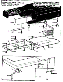 Shuttle Cover parts for Kenmore Sewing Machine 158.10691 (15810691, 158 10691) from AppliancePartsPros.com