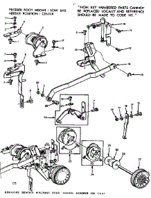 Zigzag Cam Guide Base Assembly parts for Kenmore Sewing Machine 158.10692 (15810692, 158 10692) from AppliancePartsPros.com