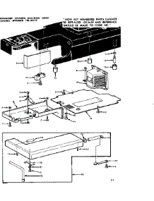 Work Table parts for Kenmore Mechanical Sewing Machine 158.12110 (15812110, 158 12110) from AppliancePartsPros.com