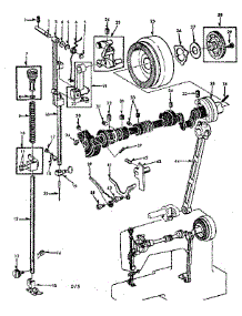 Presser Bar Assembly parts for Kenmore Sewing Machine 158.12120 (15812120, 158 12120) from AppliancePartsPros.com