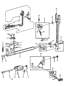 Feed Regulator Assembly parts for Kenmore Sewing Machine 158.12120 (15812120, 158 12120) from AppliancePartsPros.com