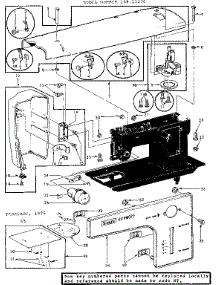 Base Assembly parts for Kenmore Mechanical Sewing Machine 158.12270 (15812270, 158 12270) from AppliancePartsPros.com