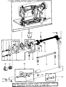 Shuttle Assembly parts for Kenmore Mechanical Sewing Machine 158.12270 (15812270, 158 12270) from AppliancePartsPros.com