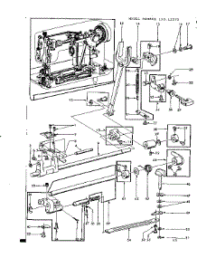 Feed Regulator Assembly parts for Kenmore Mechanical Sewing Machine 158.12270 (15812270, 158 12270) from AppliancePartsPros.com