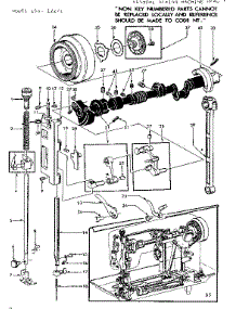 Presser Bar Assembly parts for Kenmore Mechanical Sewing Machine 158.12271 (15812271, 158 12271) from AppliancePartsPros.com
