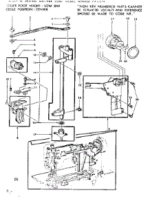 Geared Cam parts for Kenmore Sewing Machine 158.12272 (15812272, 158 12272) from AppliancePartsPros.com