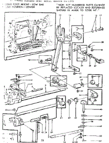 Unit Parts parts for Kenmore Sewing Machine 158.12272 (15812272, 158 12272) from AppliancePartsPros.com