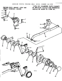 Zigzag Cam Assembly parts for Kenmore Sewing Machine 158.12290 (15812290, 158 12290) from AppliancePartsPros.com